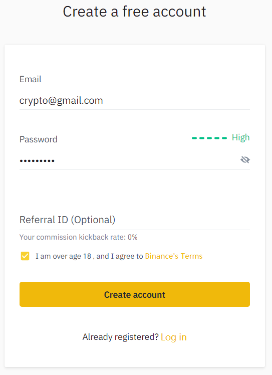 create an account for copy trading binance