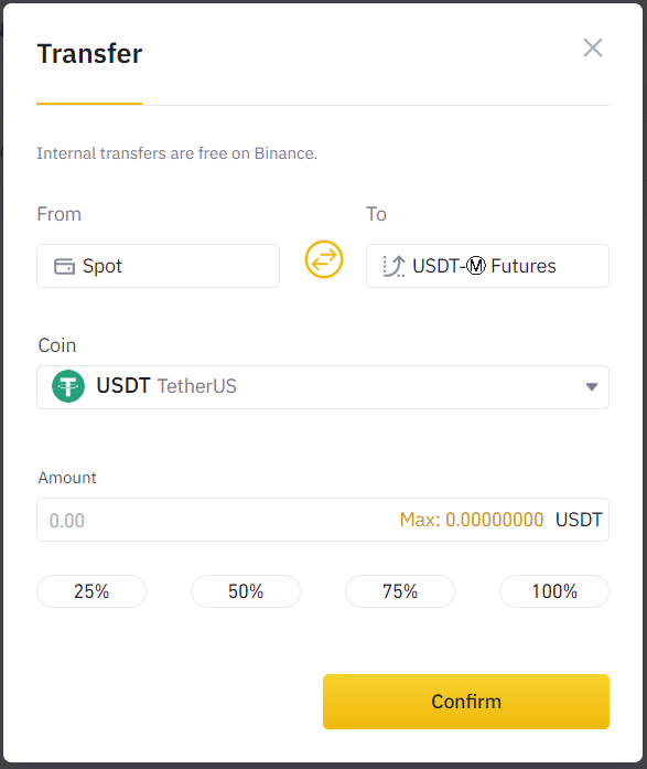 binance spot futures