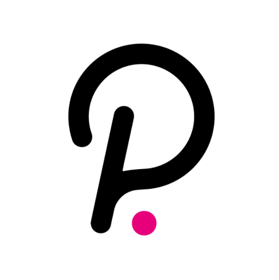 Логотип Polkadot: буква P