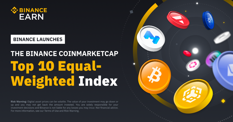 Binance creates a new index to track the performance of the 10 biggest cryptocurrencies